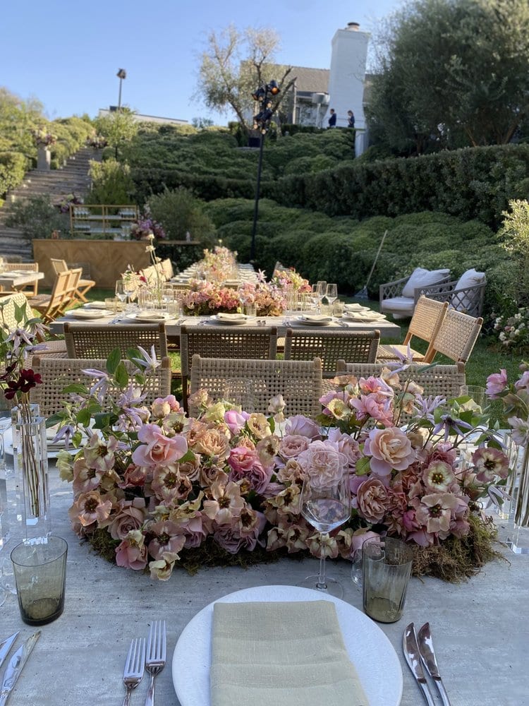 Wedding centerpiece, close detail
